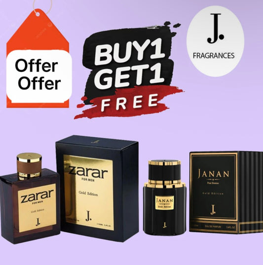 ( Pack Of 2 ) J. Janan Gold & Zarar | Top Class Quality✅ | 100ml
⭐️⭐️⭐️⭐️⭐️
Rated 4.8/5 by 10,000+ satisfied customers